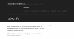 Desktop Screenshot of hillcrestgardens.net